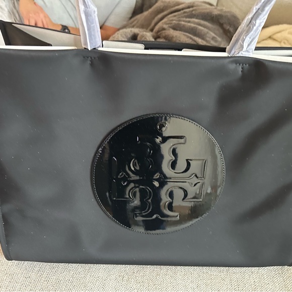 Tory Burch Black Tote Bag NEW - Picture 5 of 10